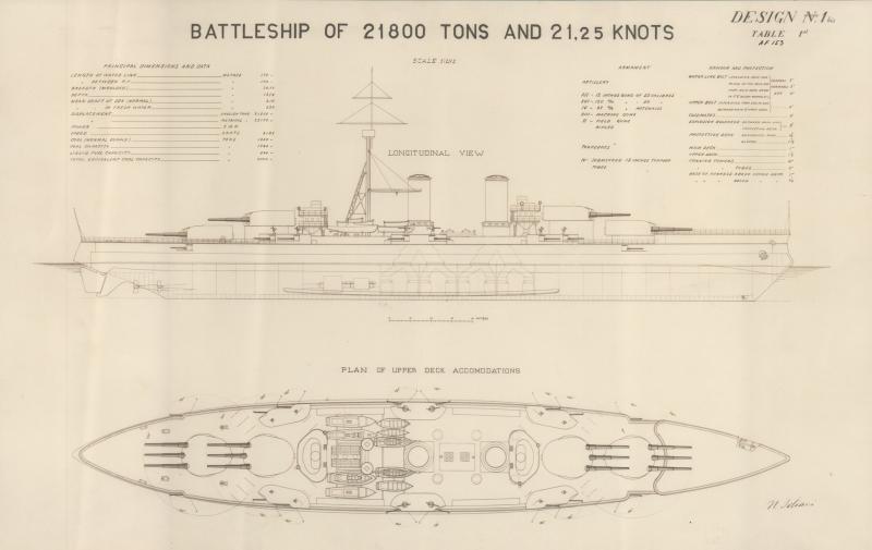Progetto 1 bis - Tav. 1