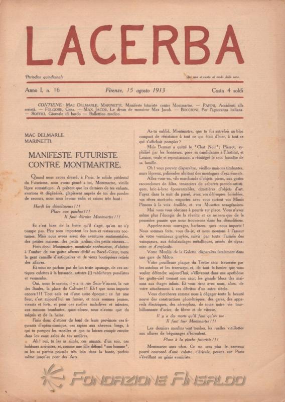 Lacerba, n. 16, 1913