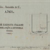 Cannone da 102/35 su automobile - Bossolo