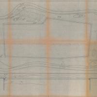 Eugenio Costa - Ponte del lido - Piscina di prima classe - Pianta e sezione longitudinale