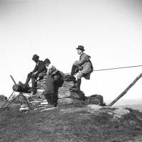 Monte Becco. In vetta (taglio)
