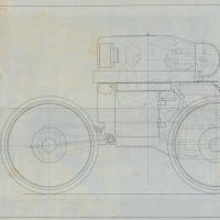 Carro d'assalto per servizio di cavalleria - Vista di fianco