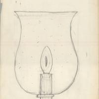 Bozzetto di una lampada