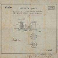 Cannone da 76/17 - Applicazione di una copiglia