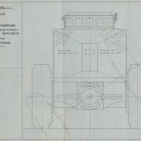Carro automotore porta munizioni e attrezzi per cannoni da 76/50 e 102/35 - Vista posteriore