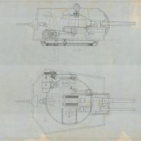 Cannone da 76/21 e 37/44 su carro d'assalto - Torretta