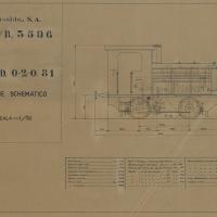 Locomotiva D. 0-2-0,81 - Insieme schematico