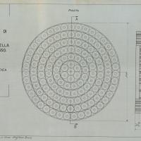 Disposizione di una carica  di polvere confezionata con tubi