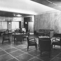 Italia - Sala di soggiorno di prima classe vista verso poppa
