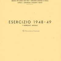 Finmeccanica - relazioni di bilancio 1948-49, copertina
