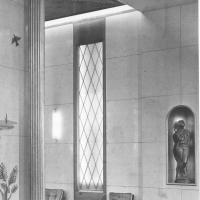 Italia - Scorcio tra la galleria di accesso alla sala delle feste di prima classe e il muro della  salad elle feste di prima classe