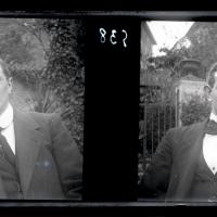 Ludovico Maria Chierici (a destra) e un amico (originale)
