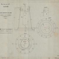 Cannone da 76/17 su automobile - Piedistallo