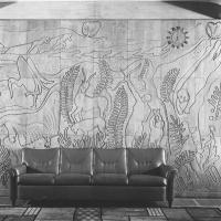 Italia - Decorazione del muro della sala di soggiorno di prima classe
