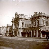 Piazza Giuseppe Verdi. Stazione Brignole (taglio)