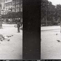 Piazza Corvetto. Piccioni. Sig. Santamaria (originale)
