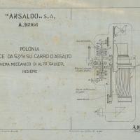 Obice 57/14 - Schema di alzo "Galileo"
