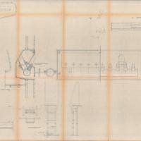 Eugenio Costa - Ponte del lido - Piscina di prima classe - Profili della piscina, giochi d'acqua e scalette